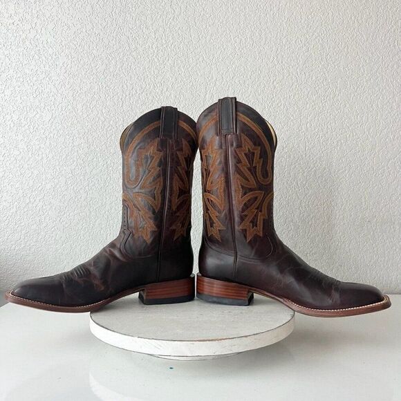 NEW Rod Patrick Mens Cowboy Boots 10.5B Perro Loca Brown Leather Western RPM113 - Picture 9 of 13